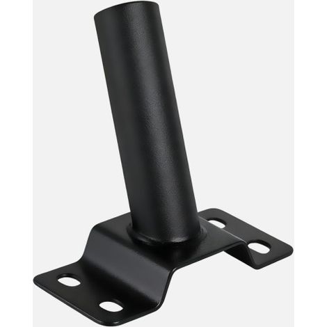 Soporte pared farola bazan negro 15x4,8x4,8cm