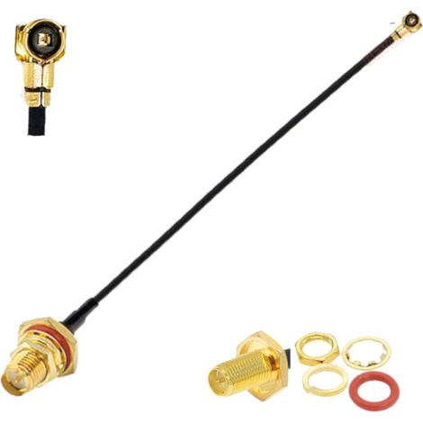 Guarnizione per connettore a treccia uFL / SMA-RP da 25 cm