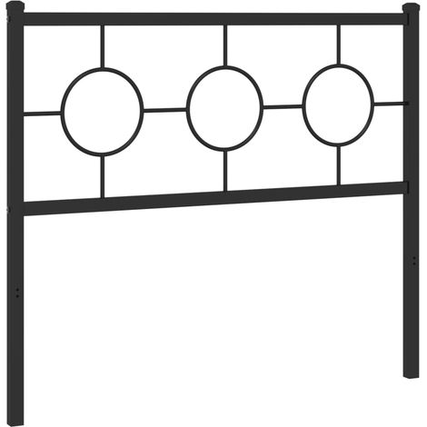 Maison Exclusive - Cabecero de repuesto de metal negro 100 cm