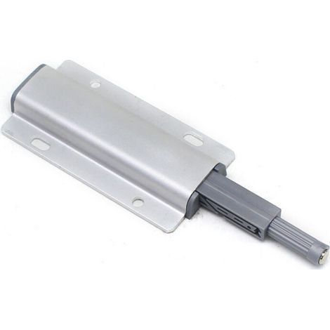 Push to Open Aimant Porte Placard 4 Pièces Aluminium Loquet Magnetique Porte Fermeture Push Open Amortisseur pour Armoire Fermeture Systeme Tiroir