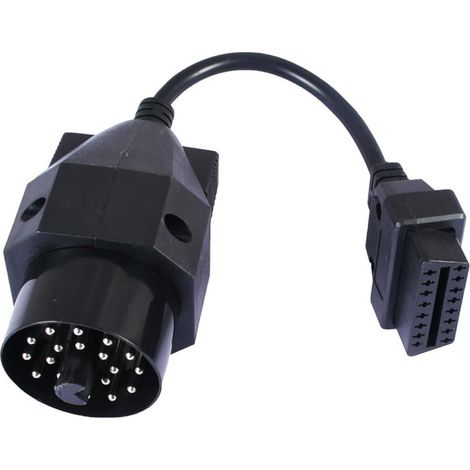 Câble d'adaptation de scanner 20 broches à 16 broches pour OBD2 e36 e38 e39 e46 e53 X5 Z3 modèles - ouylaf