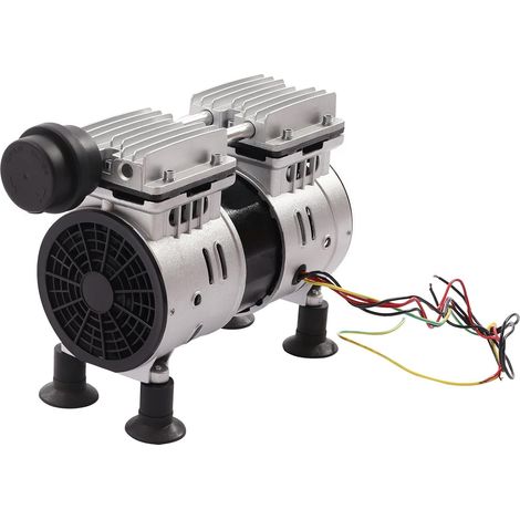 Vakuumpumpe 220 V, 550W Unterdruckpumpe 102L/min Maximaler Unterdruck -900mBar mit Saugnapf-Fußmatten, Vacuum Pump Vakuumgeräte für Kunststoffmaschinen, Kompressoren, Reifenfüllung (1/5)