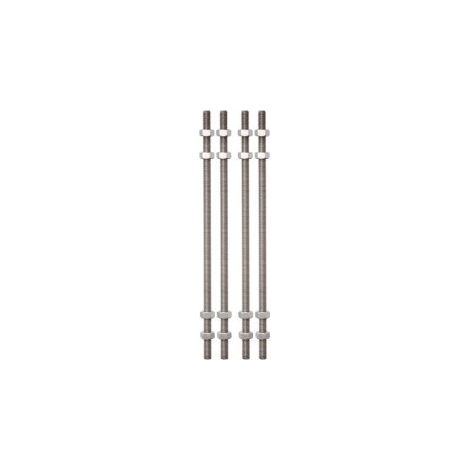KRATOS SAFETY - Ensemble de 4 tiges filetees en inox pour ligne de vie horizontale KS-LINE (KS 4000) - 350 mm (1/2)