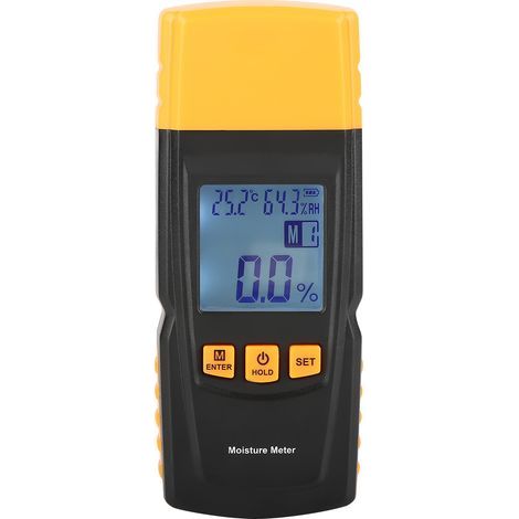 GM610 numérique LCD 2 broches bois humidimètre testeur bois hygromètre détecteur d'humidité (1/5)