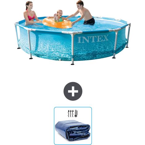 Frame Pool Rund - 305x76 cm - 4-teilig  S21315 (1/5)