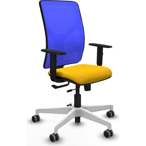 Chaise de bureau piqueras y crespo Motilla bleu mousse haute densité (1/2)