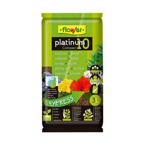 Blumensubstrat + Universal Platinum-10, 3 Liter, 3 Liter