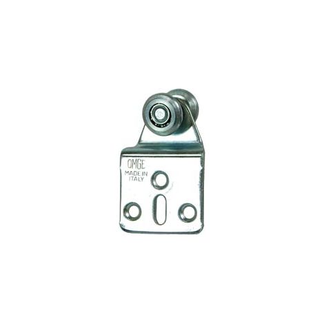 CARRELLO A DUE RUOTE IN ACCIAIO PER PORTE SCORREVOLI- - ø mm.15 (art.12) - 10 pezzi OMGE