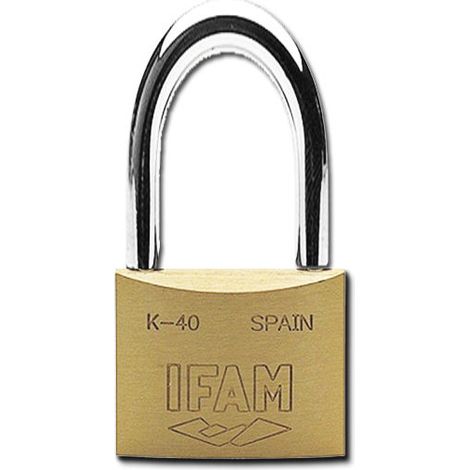 Lucchetti in ottone IFAM K-25 con chiavi uguali 012515