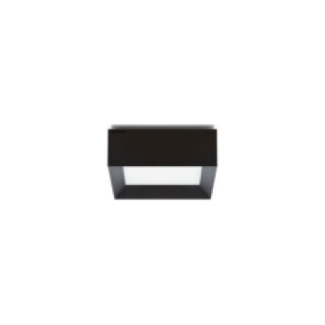 Plafoniera led da parete e soffitto per interni grigio ral 7021 4000k ip20 10w 481 lm cri80 lombardo ll134002n (1/3)