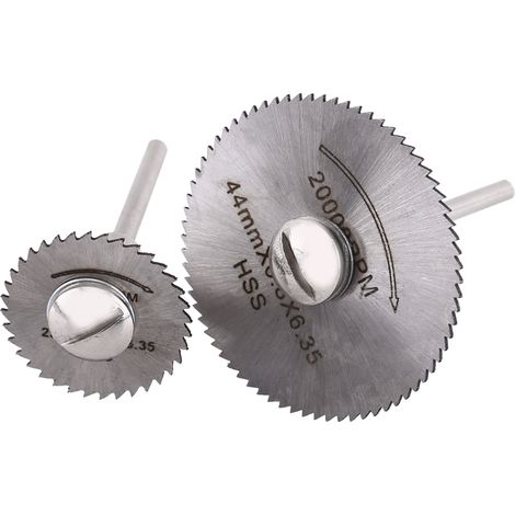 Mini-HSS-Kreissägeblattset für Metall- und Holzbearbeitung, inklusive 2 Stangen (1/5)
