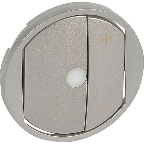 Legrand 068375 Copriinterruttore in titanio Legrand Céliane per interruttore telecomandato / dimmer CPL-IR