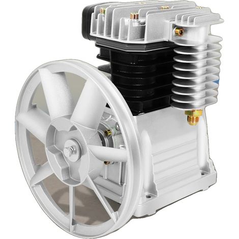 Tête de Pompe de Compresseur d'Air, 3CV, 960TR/min, 10Bar de Pression Maximale, 2 Cylindres, Compresseur à Piston (1/5)