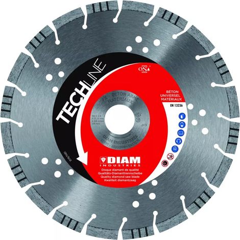 Disque diamant FX - gamme Techline - 350 - 3,2 - 12 - 20