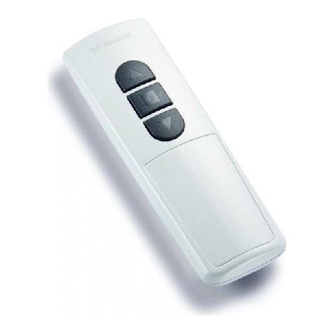 Télécommande 1 canal blanche EasyControl EC541-II – Programmation 2 positions intermédiaires – Support mural – Commande individuelle ou centrale – Becker