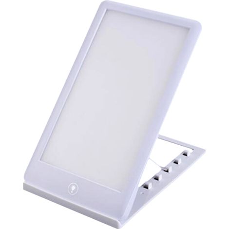 Lampe de luminothérapie portable à spectre complet, niveaux de luminosité réglables (1/5)