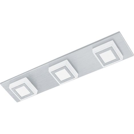 LED plafonnier Masiano Gris métallisé à 3 lumières - 94507 (1/3)