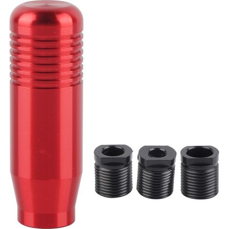 Poignée de levier de vitesses manuel en alliage d'aluminium pour voiture, tête de levier 8,5 cm pour Honda, rouge (1/3)