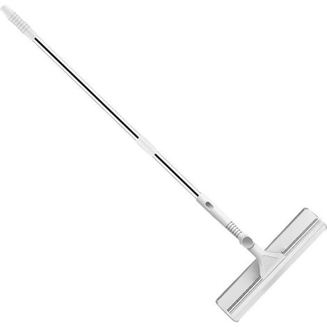 Raclette de nettoyage de fenêtre avec tige extensible pour fenêtres – Kit d'outils de nettoyage en microfibre de 25 cm (tige à deux sections) (1/5)