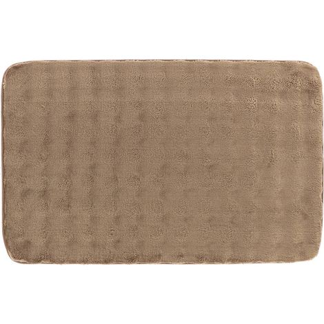 Tapis effet fourrure courchevel 50x80 cm - taupe - Tendance (1/4)