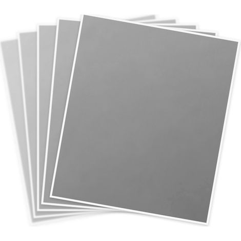 Foglio adesivo gratta e vinci 200x235mm ARGENTO x5