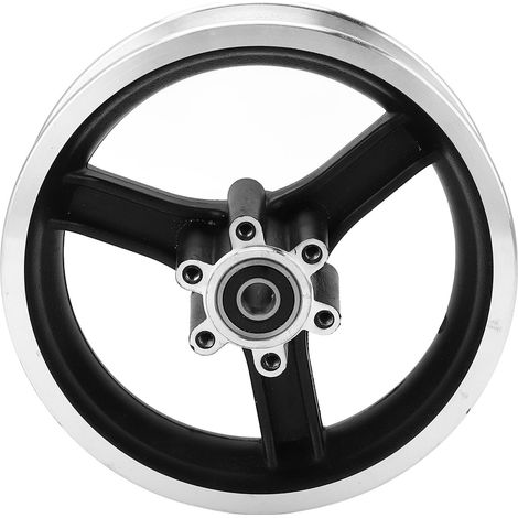 Moyeu de roue avant de trottinette électrique 10 pouces en alliage d'aluminium léger, pièces de réparation pour roue de trottinette. (1/5)