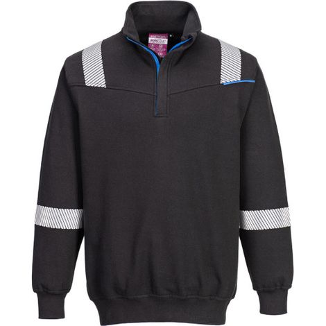 Sudadera WX3 FR Modaflame para protección térmica / Negro / S