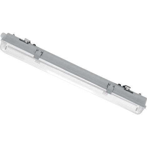 Luminaire étanche linéaire de garage IP65 1xG13 18W gris HERMAN Struhm 66,3 cm (1/2)