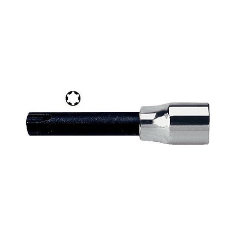 CHIAVE A BUSSOLA CON INSERTO ESASCANALATO RIBE PROFESSIONALE USAG 233 1/2 NS - 9 LUNGA (1/2)