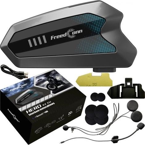 Intercomunicador para motocicleta FreedConn HERO V2 EU (1/5)