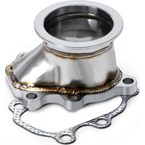 Adaptateur en acier inoxydable à collier en V de 63 mm pour turbocompresseurs T25, T28, GT25 et GT28, 2,5 pouces, PQY4833