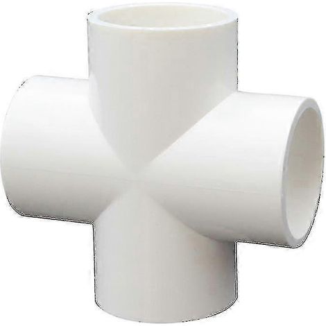 Lot de 10 connecteurs en PVC à 4 voies pour la construction de structures de serres robustes et de meubles, 20 mm - yvan (1/4)