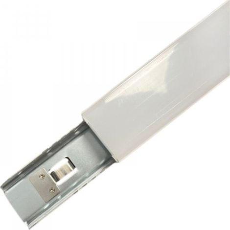 Lampada LED Lineare a Sospensione Allungabile Bianco CCT 40W 4400 lm 1200x50x60 mm