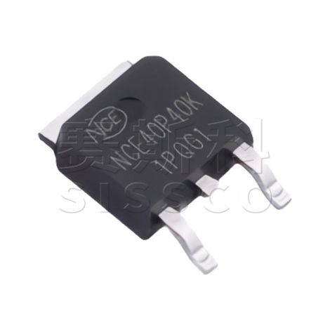 NCN P-channel MOSFET Wuxi NCE40P40K TO-252-2 40V - 40A - New electronic components - Lot of 5 available