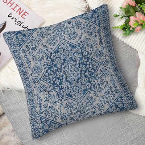 Housse de coussin ethnique, couleurs chaudes (1/5)