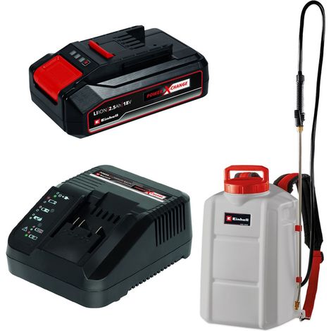 Einhell 18v Power X-Change Cordless Pressure Sprayer Backpack GE-WS + 2.5AH Kit (1/5)