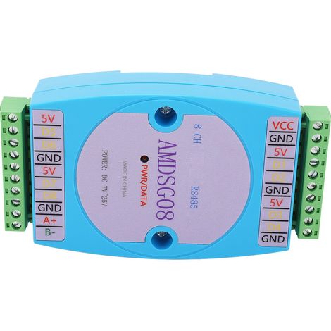 8-Kanal-RS485-Temperaturaufzeichnungsmodul, DC7-25V-Datenlogger zur thermischen Datenerfassung (1/5)