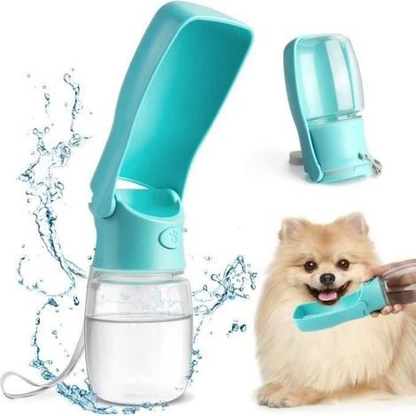 Dog Water Bottle - 350ml Portable Pet Water Dispenser for Dogs and Cats