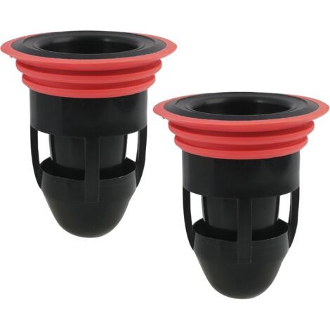QORVA-Lot de 2 Bouchons Anti-Odeur pour Égout de Douche - Drain de Plancher37-52mm - Matériau ABS de Haute Qualité - Installation Facile - Prévention des Refoulements et des Odeurs,bonde Anti Odeur Do (1/5)