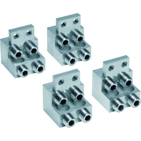 Cages de raccordement h1000 Al/Cu 4P 4x 95-240mm² - HAGER HYE008H