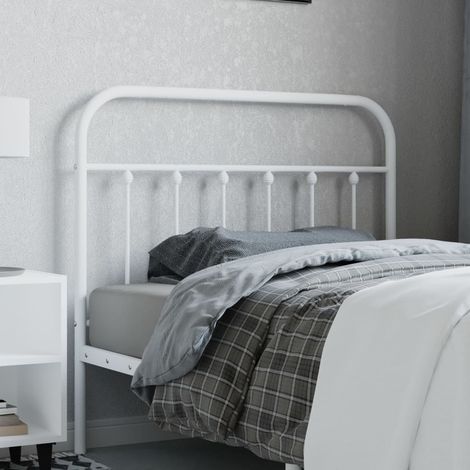 Tête de lit,Panneau de lit,Pour Lit adulte,Décoration murale Enfant métal blanc 100 cm XZZZ192347 (1/5)