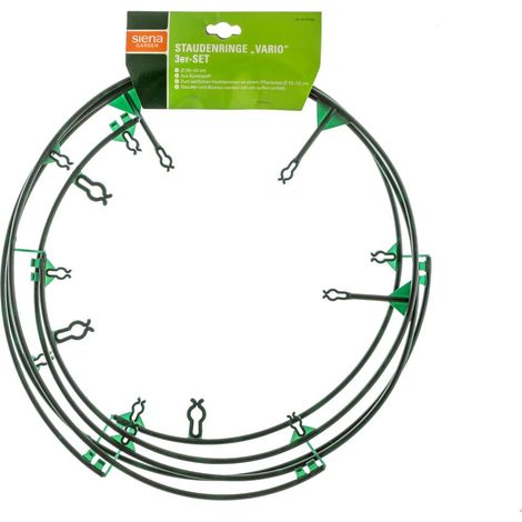 Staudenhalter 3er Pack 25-40 cm Durchmesser verstellbar