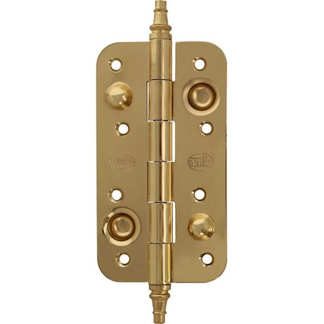 AMIG Charnière sécurité 566 150 x 82 x 3 mm Acier Laitonné verni (1/5)