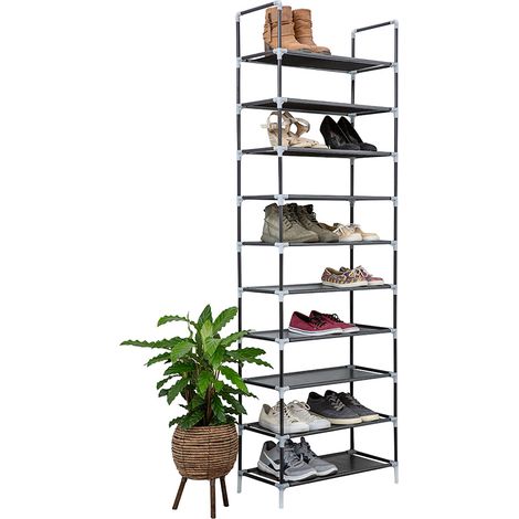 Zapatero para 20 pares - Negro - 10 niveles (1/5)