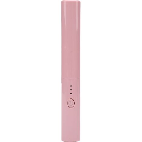 Peigne lisseur chauffant en céramique rose, sans fil, 3 niveaux de réglage, 3 niveaux de chaleur. (1/5)