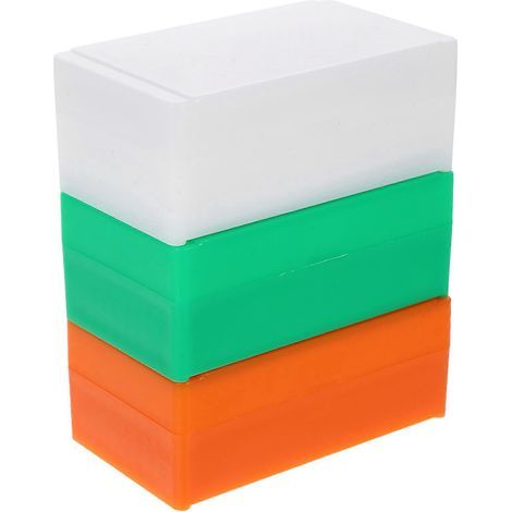Set mit 3 wiederverwendbaren Aufbewahrungsboxen für wissenschaftliche Mikroskop-Objektträger – 8,20 x 5,20 x 3,10 cm (1/4)