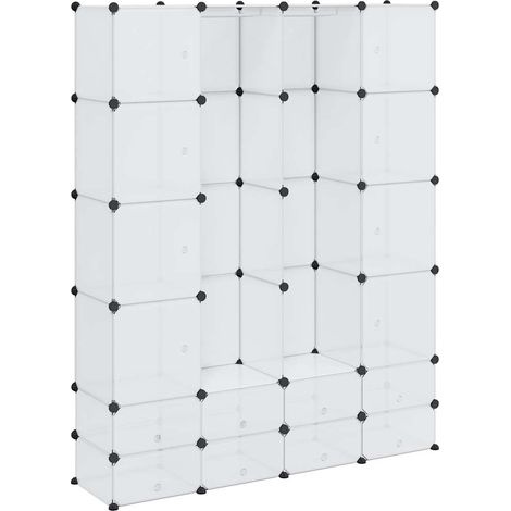 Maison Exclusive - Armario modular con 18 compartimentos blanco 3 (1/5)