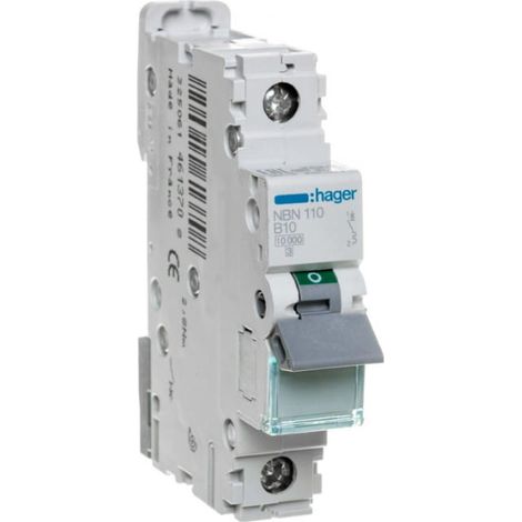 Disjoncteur 1P B 10A 10kA AC NBN110