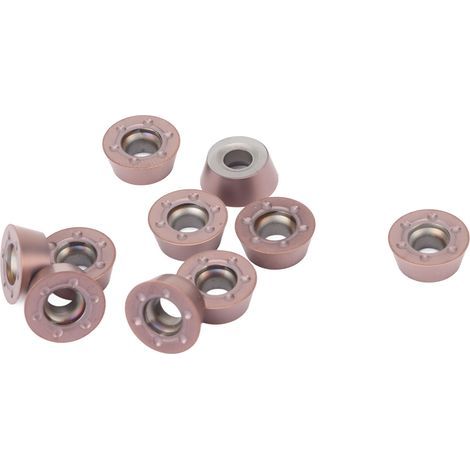 10-teilige beschichtete Hartmetall-Runddreheinsätze, CNC-Fräswerkzeuge (1/5)