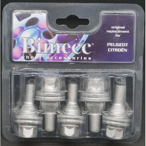 5 VIS CONIQUE TYPE ORIGINE POUR PEUGEOT CITROEN 12X1.25X2647